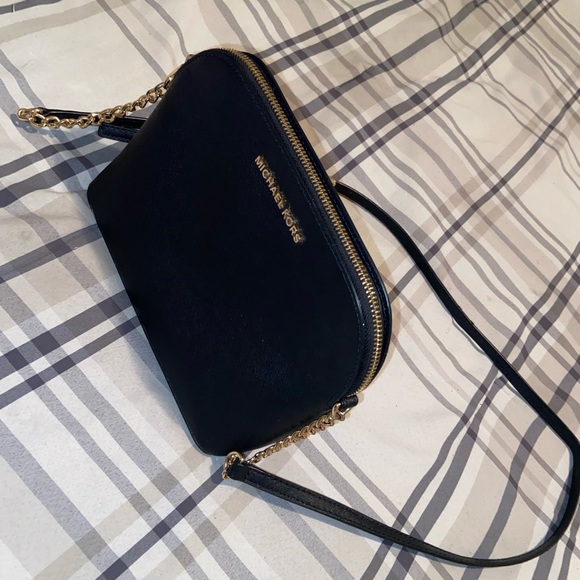 Black Micheal Kors Cross Body Bag
